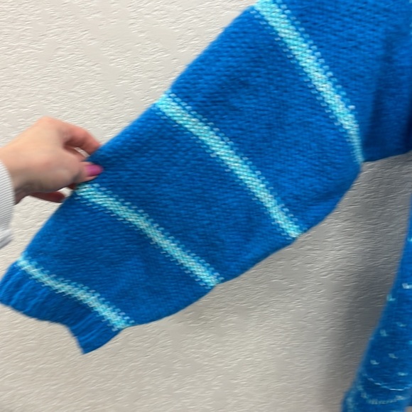 Revolve X Free People Snow Day Pullover Sweater in Frozen Lake Combo XL Dress - Picture 5 of 9